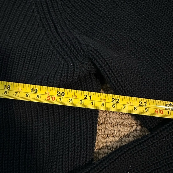 A112 Abercrombie & Fitch XL Shawl Collar Varsity Cardigan Navy Preppy Academia - Picture 5 of 8